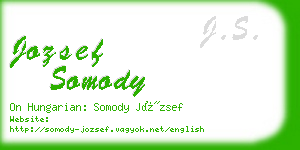 jozsef somody business card